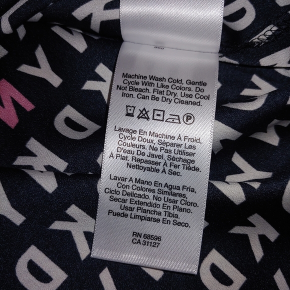 DKNY Print Blouse - Picture 8 of 8